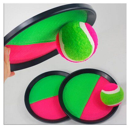 Children throw and catch the ball Sucker ball Sticky target ball set toys Parent-child games Fitness