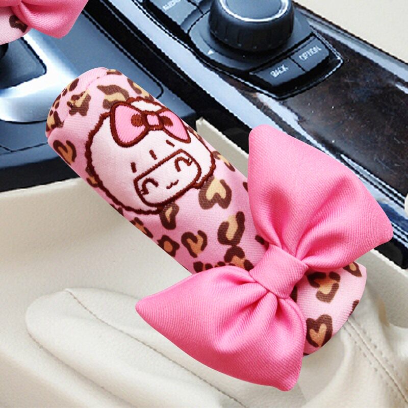 摩丝娃娃 车饰可爱卡通汽车内饰套装手刹排挡套个性创意汽车用品