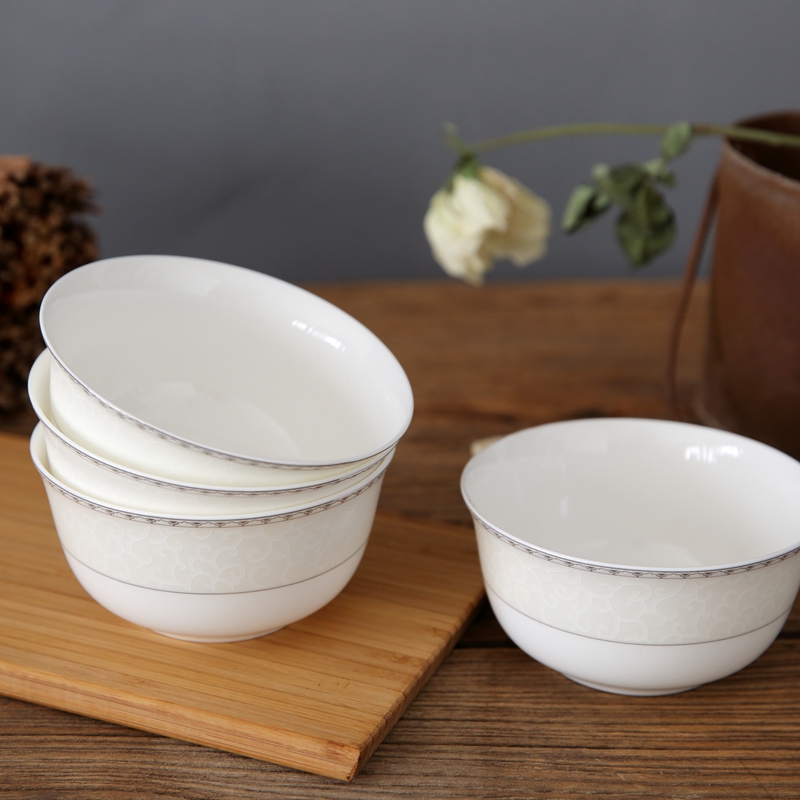 Ipads bowls bowl microwave ceramic bowl bowl of tangshan Jane the ossein porcelain tableware small bowl