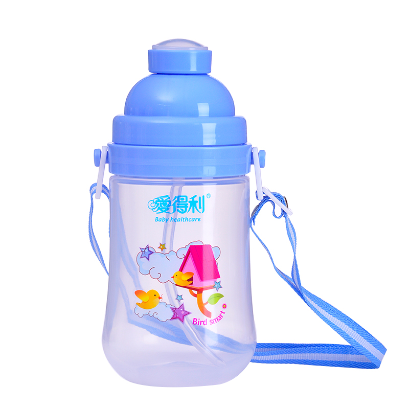 爱得利PP婴幼儿童喝水壶 宝宝水壶外出水壶方便携带 F85 550ml