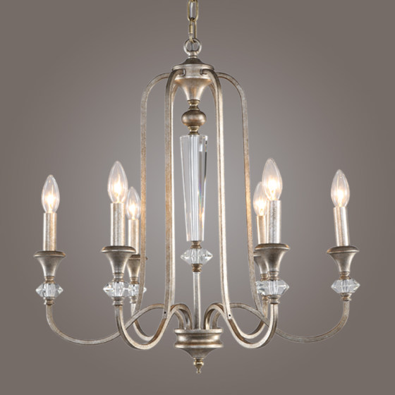 American-Style Chandelier, Country-Style Simple French Vintage, Staircase, Living Room, Bedroom, Dining Room, European-Style Retro Chandelier