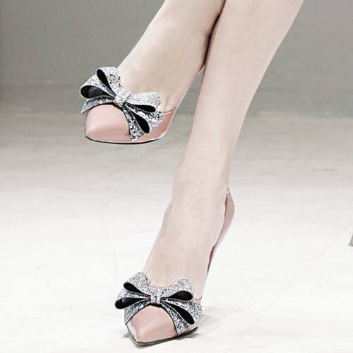 Korea Handmade Romantic Woman-Smellie Princess Hatantang Butterfly High Heels