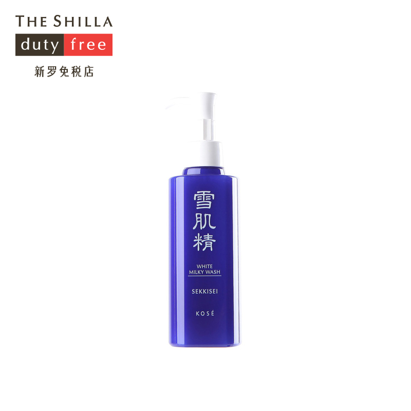 [新罗免税店]Kose/高丝 雪肌精美白洁面乳140ml清洁角质改善暗沉