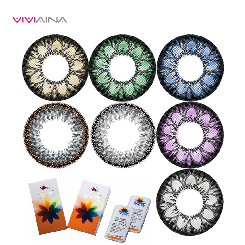 Viviaina薇薇爱 可米路 娜美 混血大直径美瞳彩色隐形眼镜1片ll