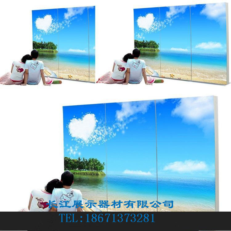 Borderless Rab light box Mobile phone shop light box 80MM card cloth light box Ultra-thin light box overall light box