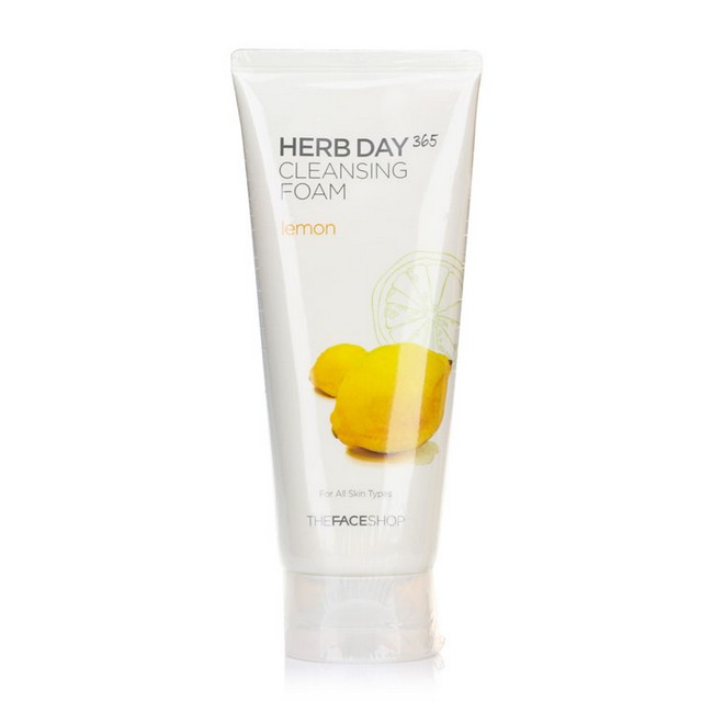 韩国正品 菲诗小铺The Face Shop 柠檬洁面乳 补水控油