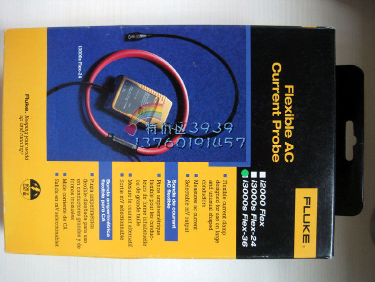 Fluke FLUKE I3000S FLEX-36 AC AC current clamp table Fi3000s flex-36