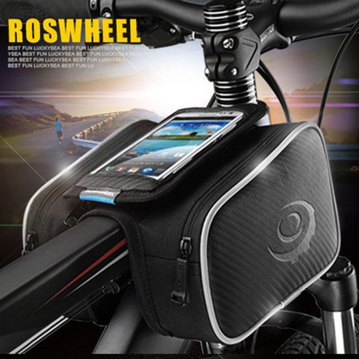 Upper Tube Pack Mountaineering Car Saddle Bag Front Beam Bag Riding Equipment Bike Accessories Bag Mobile Phone Bag Bike Bag