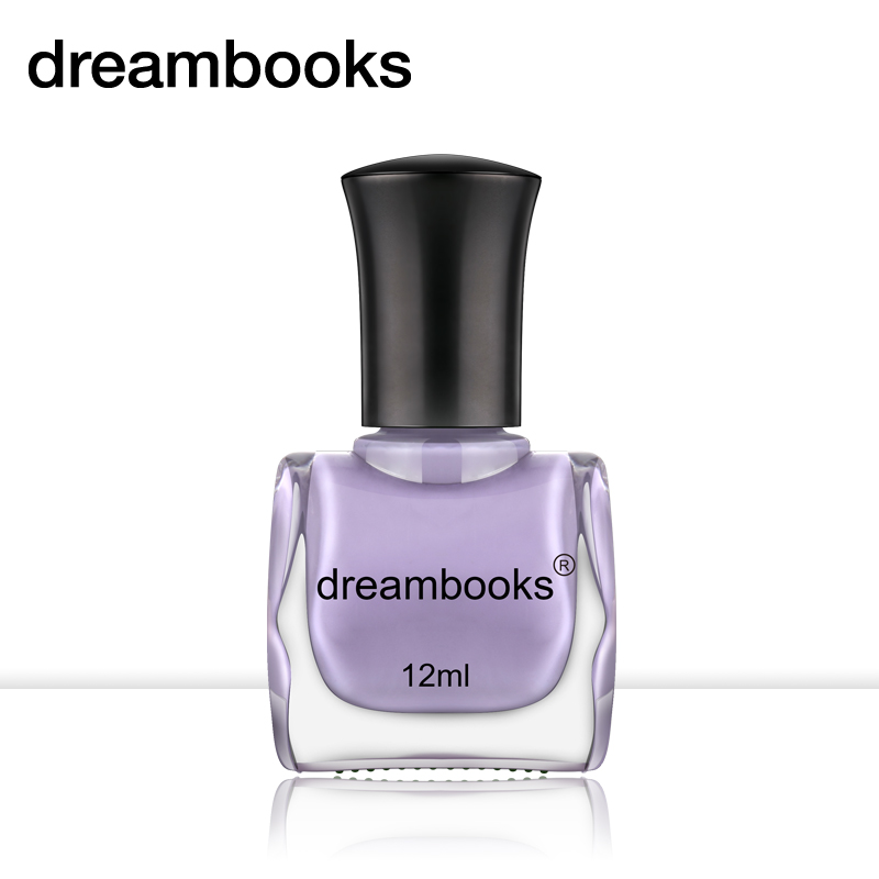 dreambooks无毒水性可剥撕拉环保指甲油木槿粉紫不用洗甲水12ML