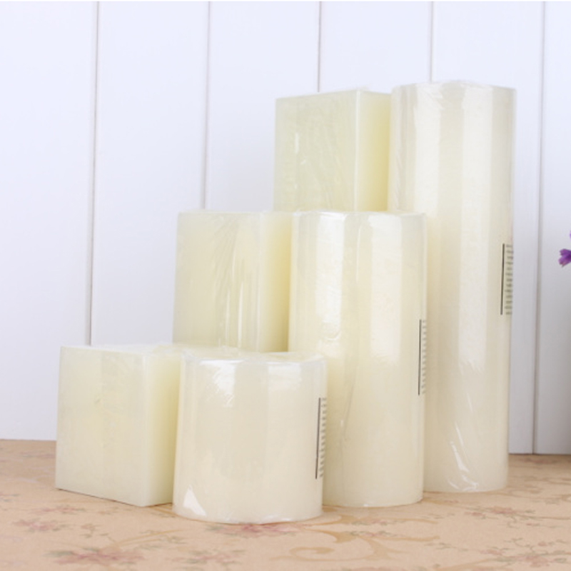 Square round candle European romantic birthday candlelight dinner long candlewedding celebration smoke-free cylindrical candle wedding