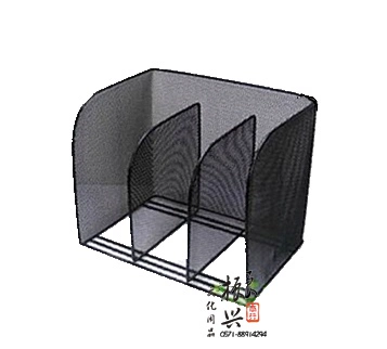 3006 Железная проводная сетчатая коробка для журнала Metal Mesh Three -Grid Iron Network File рама организует рамку данных