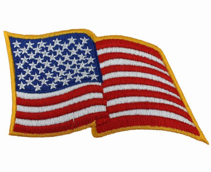 Floating the American flag arm badge One drop of blood Lamb with the wind coat jacket chapter-Taobao