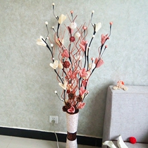 Living room decoration floor-to-ceiling fake flower vein simulation dry branches flower arrangement dry flower Snow Flower plum home new house flower art