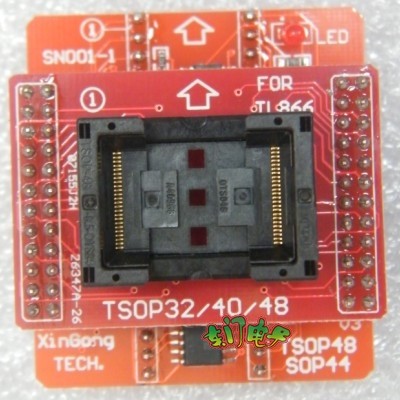 High quality double contact TSOP48 to DIP40 V3 seat sub bullet TSOP48 TL866 NOR dedicated seat