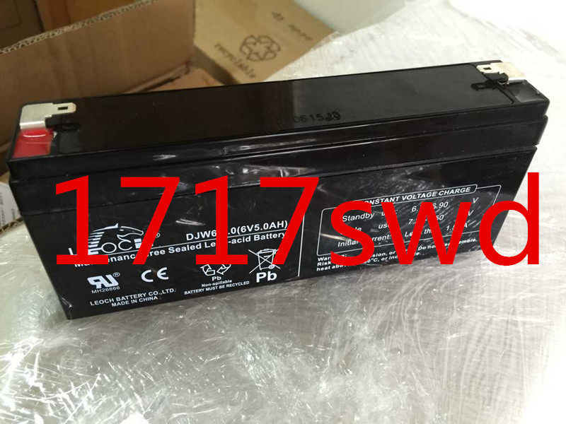 Original LEOCH battery DJW6-5 0 6V5AH battery mettler toledo CUB electronic scale battery