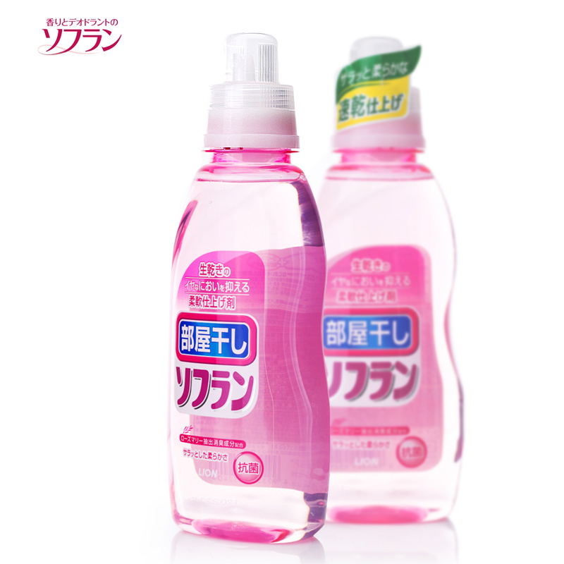 日本原装进口LION/狮王SOFURAN屋内晾干柔软剂（香草香味）660ml