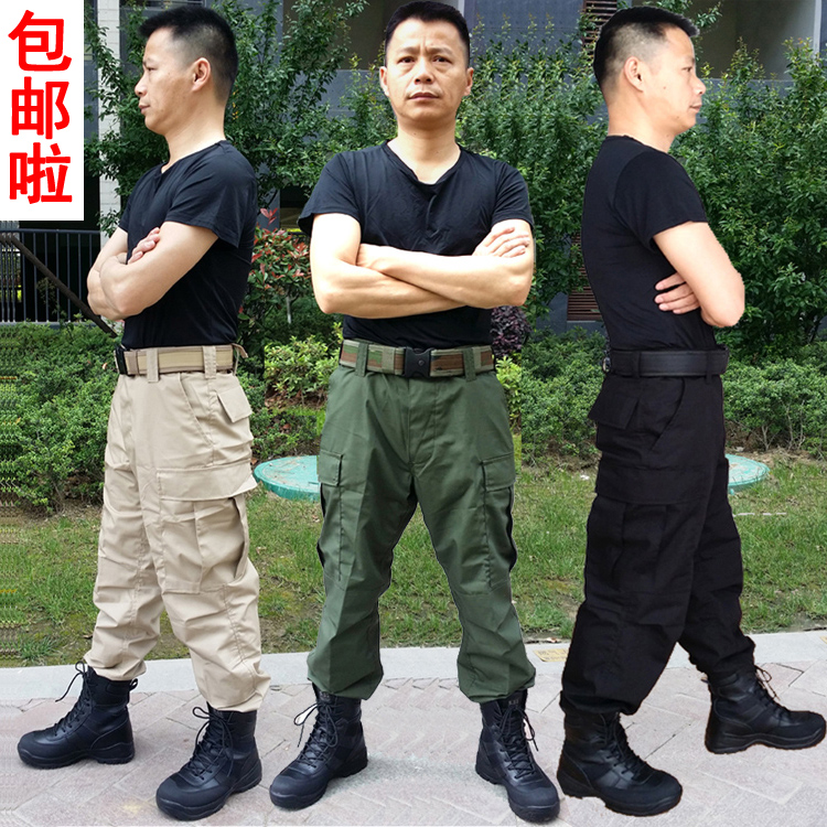 Outdoor Army Green Multi-Pocket Loose Casual Pants For Training Pants Tactical Pants Men Winter Long Pants Big Size SIZE PANTS