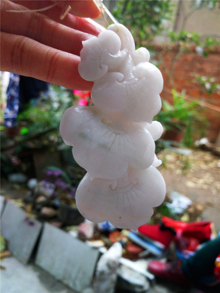 Tianjiao Dushan Jade Ruyi Pendant Gourd Pendant Jade Pendant Men's and Women's Money Pendant Jade Pendant Various Flower Pieces