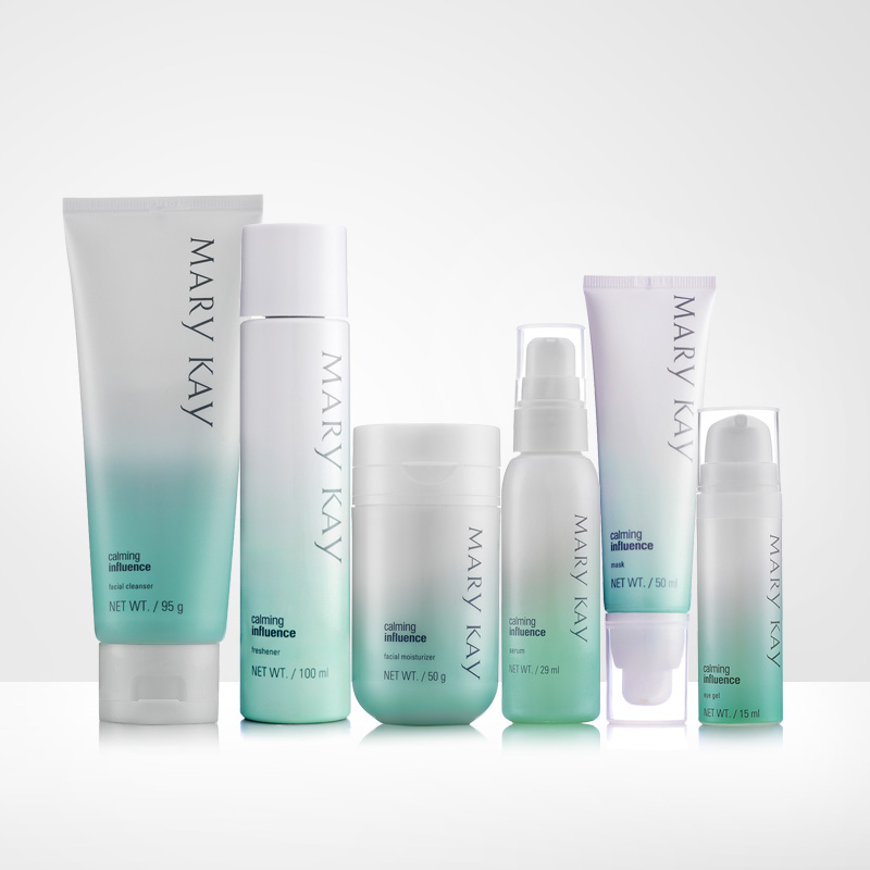 Marykay/玫琳凯舒颜套装洁面乳柔肤水保湿霜精华露眼部啫喱面膜