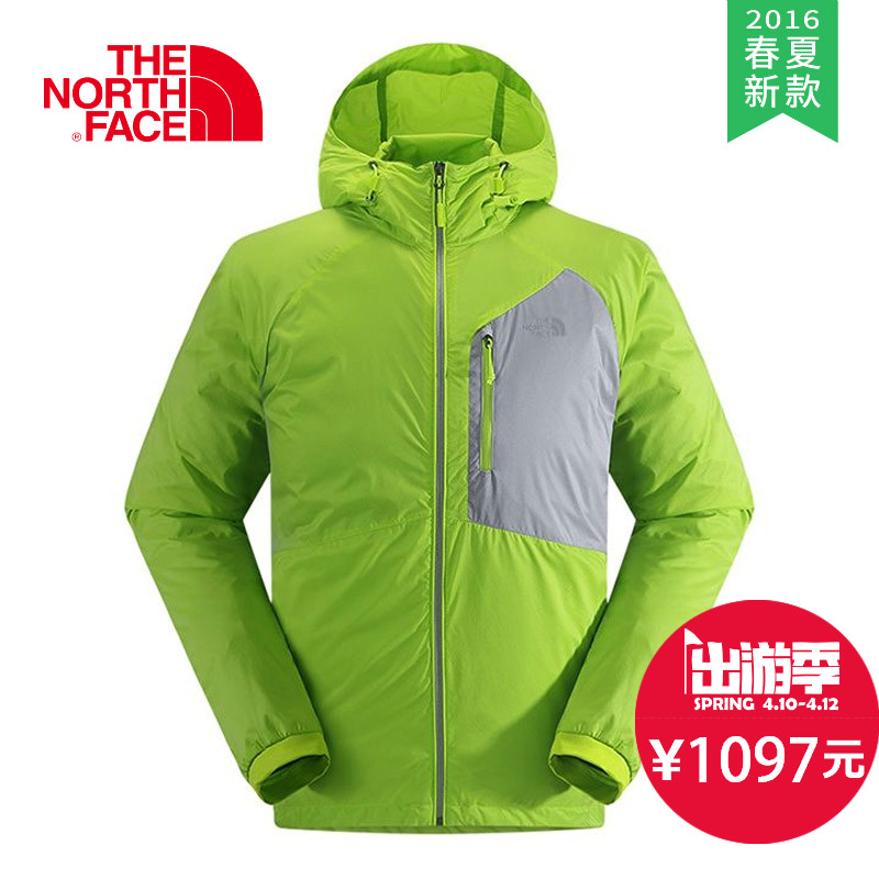 【2016春夏新款】THE NORTH FACE/北面 男款防风皮肤风衣 CUZ1