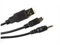 Cáp sạc PSP USB + Cáp dữ liệu PSP USB 2 trong 1 PSP3000 / 2000/1000 phổ quát - PSP kết hợp Ốp lưng cho máy chơi game Console 3000 PSP