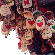 Yunnan Lijiang ethnic style handmade straw hat Dongba wishing wind chime wishing brand bell pendant jewelry