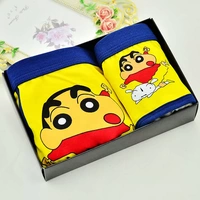 Cặp vợ chồng Crayon Shinchan đồ lót cotton phim hoạt hình anime mới giúp nam võ sĩ hộp quà nữ tam giác do lot nu cao cap