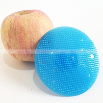 Japan KM Silicone Fruits and vegetables Brush Yam Potato Fruit Cuticle to Clay Rub Kitchen Cleaning Brush without hurting hands Soft brush