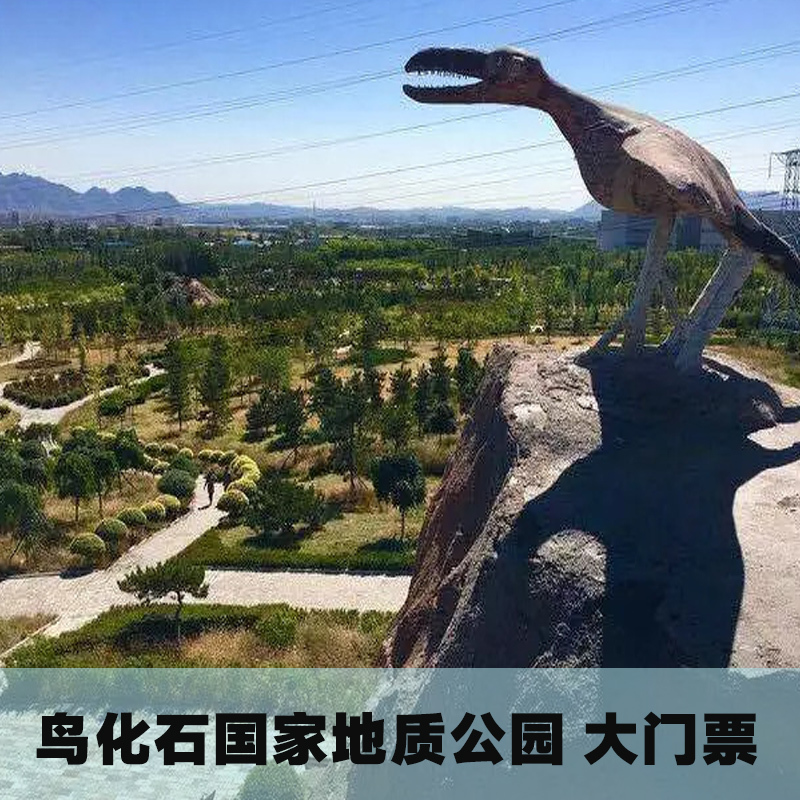 Bird Fossil National Geological Park-Big Ticket] With a two-dimensional code in text message into the garden