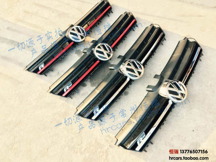 Volkswagen Golf 7 Refitted China Net Golf Rline Refitted China Net Red Line Silver Line