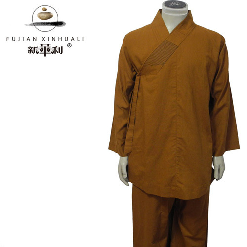 Xinhuali monk's clothing rohan jacket cotton linen sweatshirt short-coat suit pure-to-spring-autumn-style monk clothing for monks