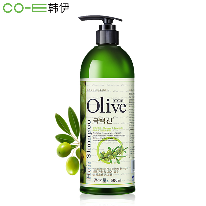 CO.E韩伊Olive橄榄去屑止痒洗发露500ml 洗发水 柔顺