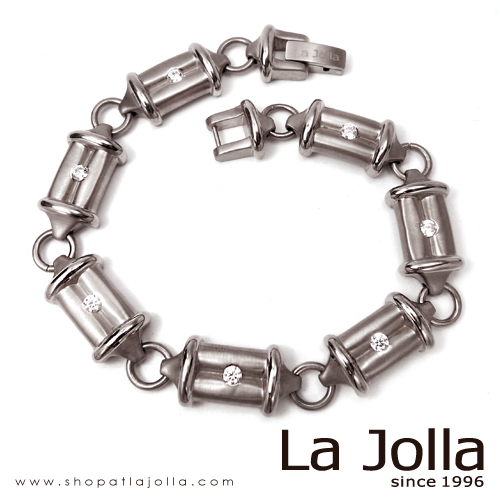 【La Jolla】禅 纯钛锗手炼台湾官网直邮进口