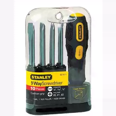 STANLEY STANLEY Hardware Tools 10-piece Replacement Screwdriver Combination screwdriver Screwdriver Screwdriver