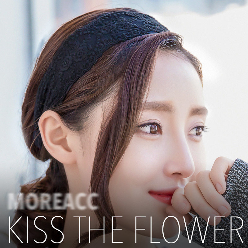 Lace hair band women's hair bundle Korean simple temperament wide-brimmed pressure hair band wild out sweet headdress hair band hair clip