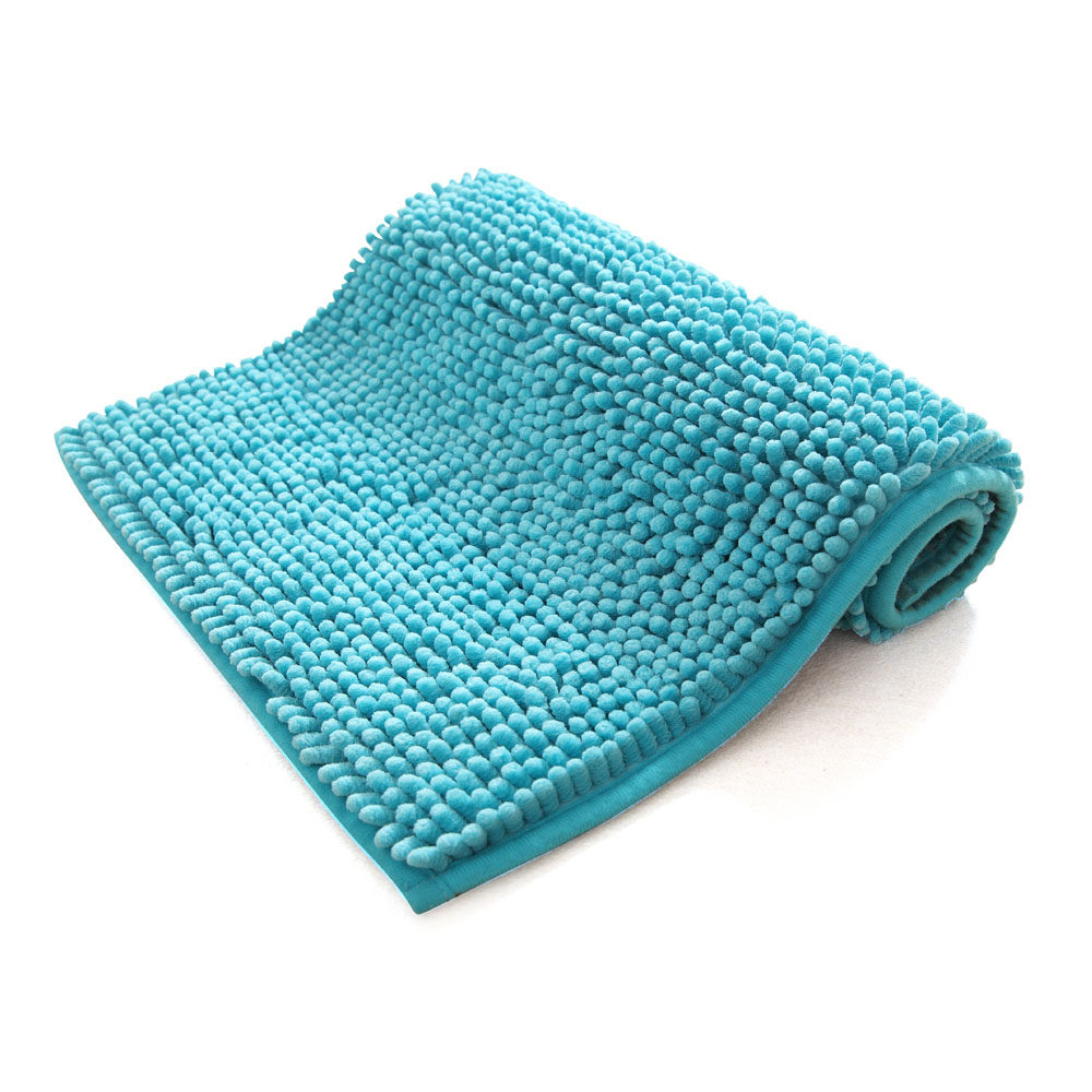 【天猫超市】素雅特 精品雪尼尔吸水地垫 40*60cm 1017-001 天蓝