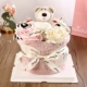 Bộ quần áo cotton cho bé sơ sinh cao cấp đồ chơi bánh trung thu quà trăng rằm mùa đông và mùa đông nữ bé tặng quà bé