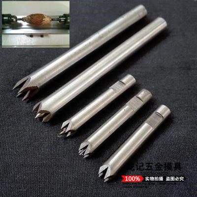 Plum top woodworking tail thimble Buddha beads Plum thimble Olive core carving four-claw thimble Star moon Bodhi top