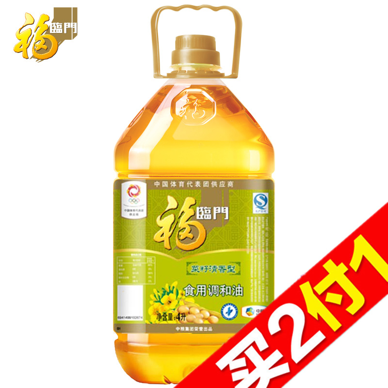 【天猫超市】福临门  菜籽清香型食用调和油 4L   中粮出品！