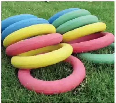 Kalemi rubber ring Kindergarten children's outdoor sports throwing and throwing ferrule game toy