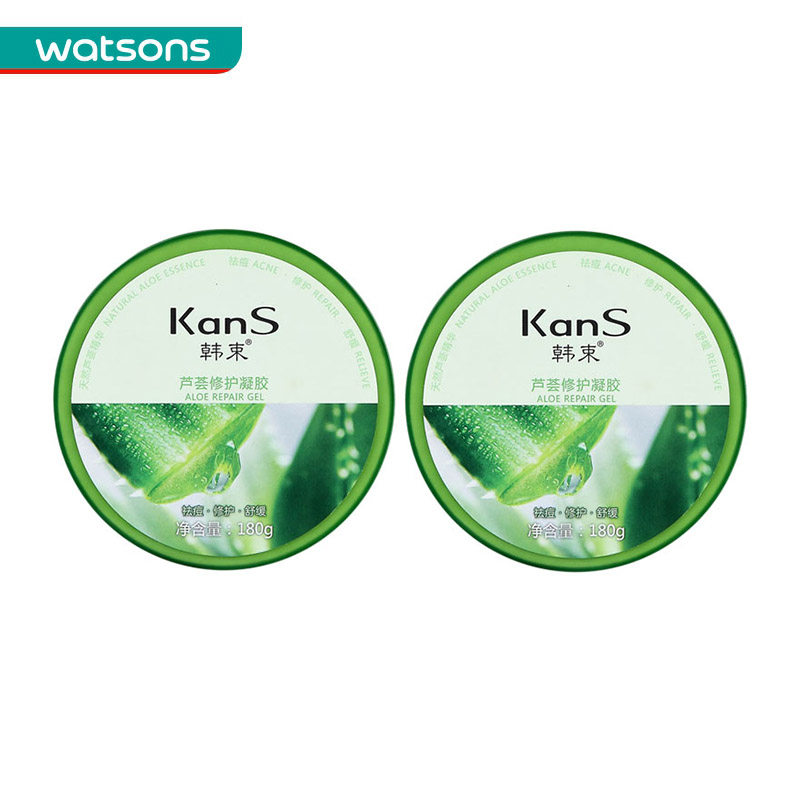 【屈臣氏】组合 韩束芦荟修护凝胶180克*2件