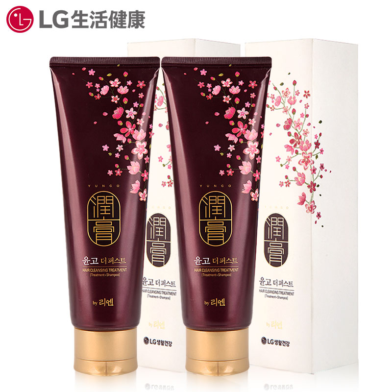 【免税/两套送抱枕】LG生活健康睿嫣润膏舒盈滋养洗发水250ml*2支