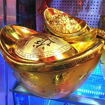 Plastic Gold Yuanbao New Years Spring Festival Golden Treasure Jewelry Company Shop Counter Simulation Cornucopia