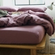 Nhật màu tối giản bông rửa một mảnh DN giường cotton single đôi giường đơn thuần bông bedspread đặt ra một sản phẩm duy nhất - Trang bị Covers Mua ga phủ giường Trang bị Covers