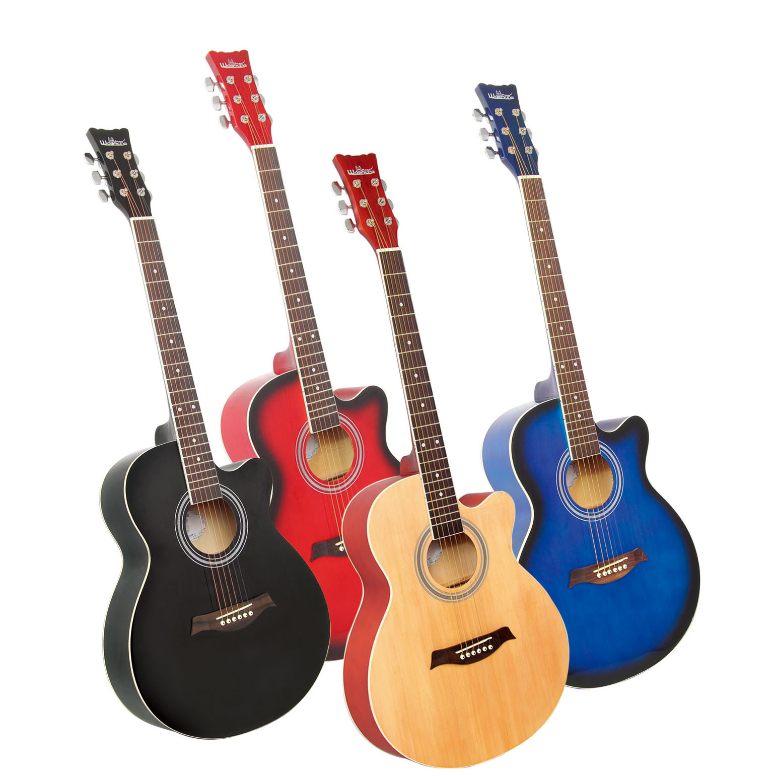 Wolf King 38C factory direct selling single board folk beginners teaching guitar teaching beginner students