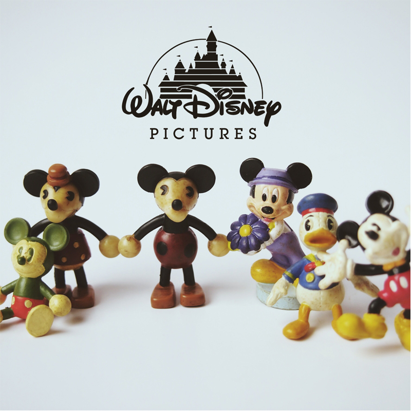 Bulk goods made old Mickey Minnie Donald Duck hand-made decoration doll scene diy