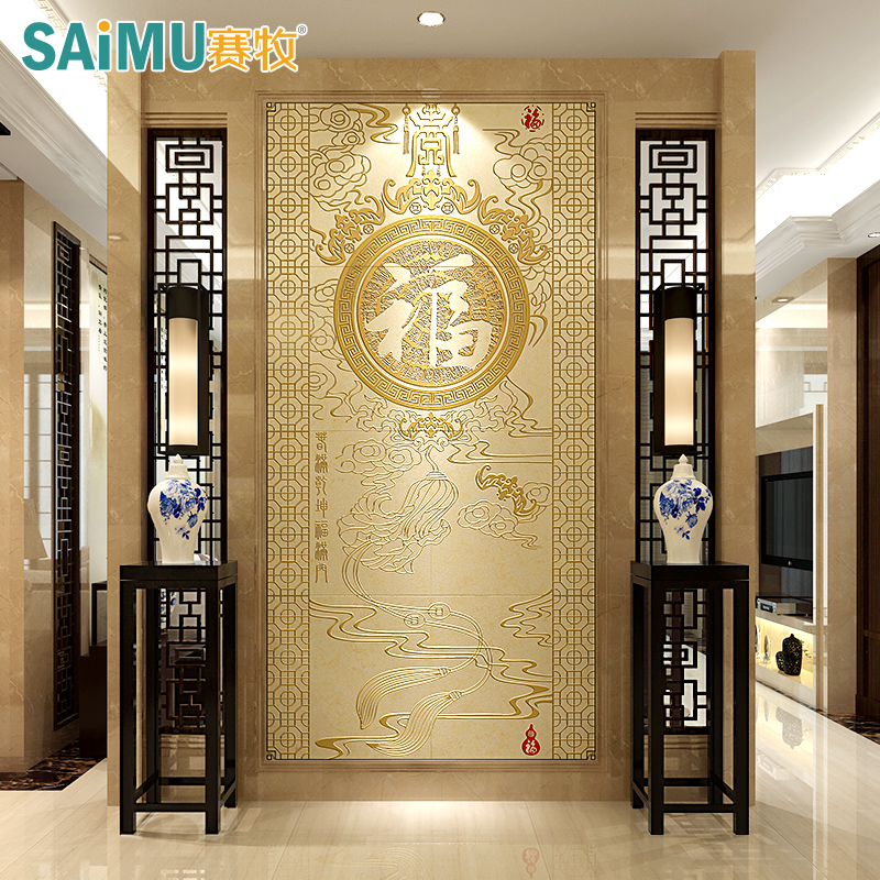 ������ש΢��ʯ�ִ���ʽǽש�帣����