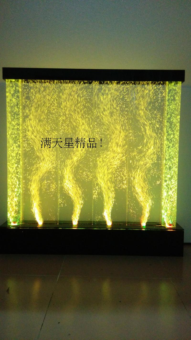 New colorful water dance water drop screen bubble Feng Shui water curtain wall