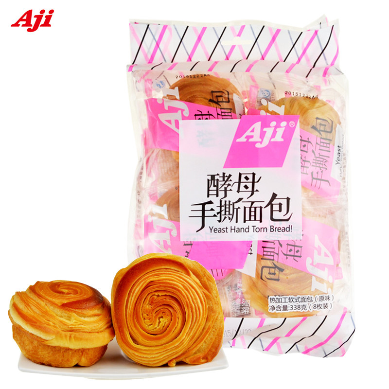 【天猫超市】AJI手撕面包（原味）338g/包 早餐糕点零食下午茶$