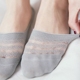 Vớ nữ bằng vải cotton nông miệng vô hình phần mỏng mùa hè không rơi với chất liệu cotton khử mùi silicon chống trượt thấp giúp vớ - Vớ sợi tre tất bàn Vớ sợi tre